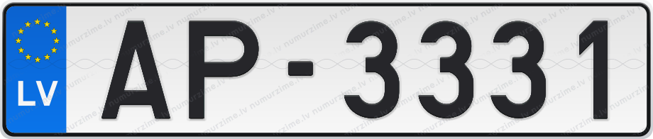 Numura zīme AP-3331