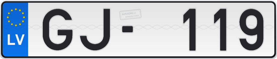 Numura zīme GJ-119