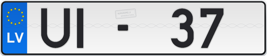 Numura zīme UI-37
