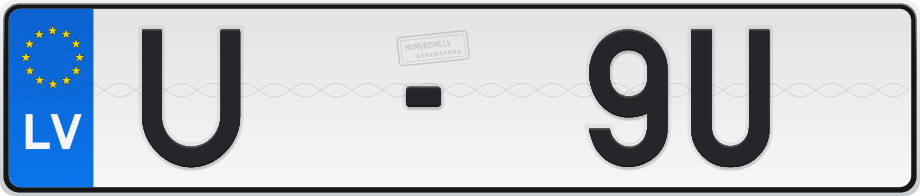 Numura zīme U-9U