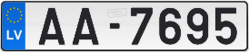 Numura zīme AA-7695