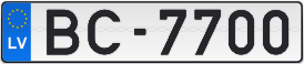 Numura zīme BC-7700