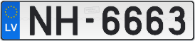Numura zīme NH-6663