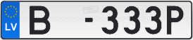 Numura zīme B-333P