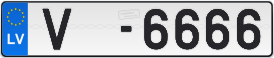 Numura zīme V-6666